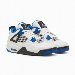 Tênis Air Retro 4 Feminino Branco Azul