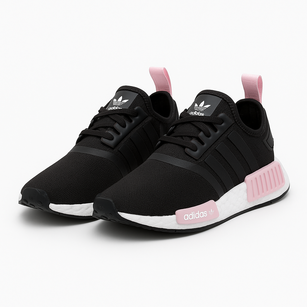 Tênis NMD R1 Preto com Rosa Feminino