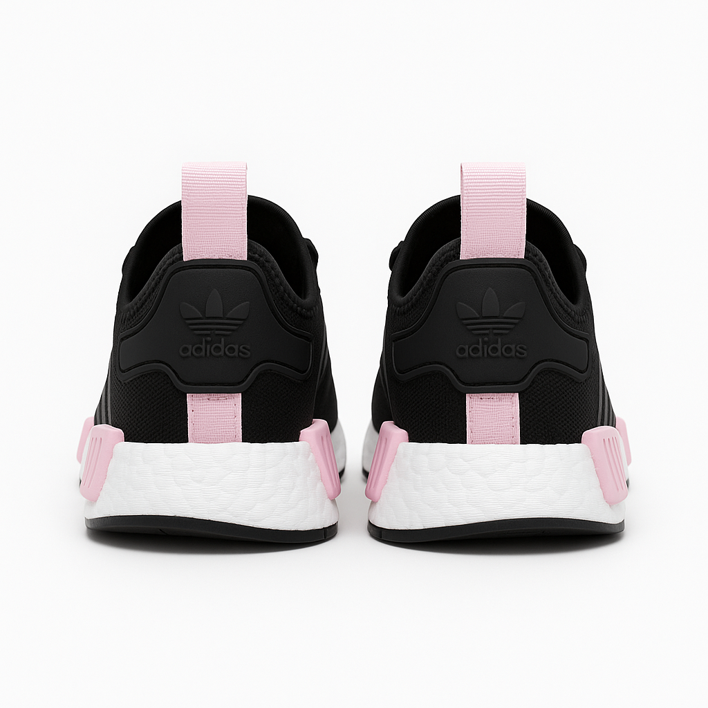 Tênis NMD R1 Preto com Rosa Feminino