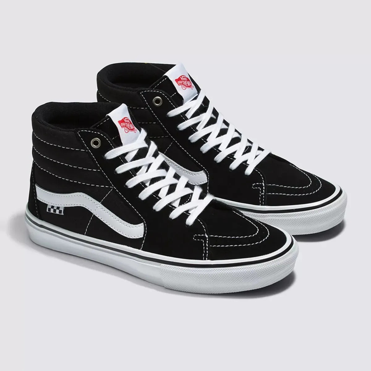 Tênis SK8 HI Botinha Tradicional Preto com Branco