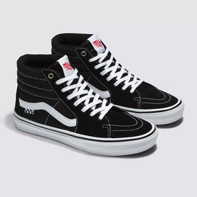 Tênis SK8 HI Botinha Tradicional Preto com Branco
