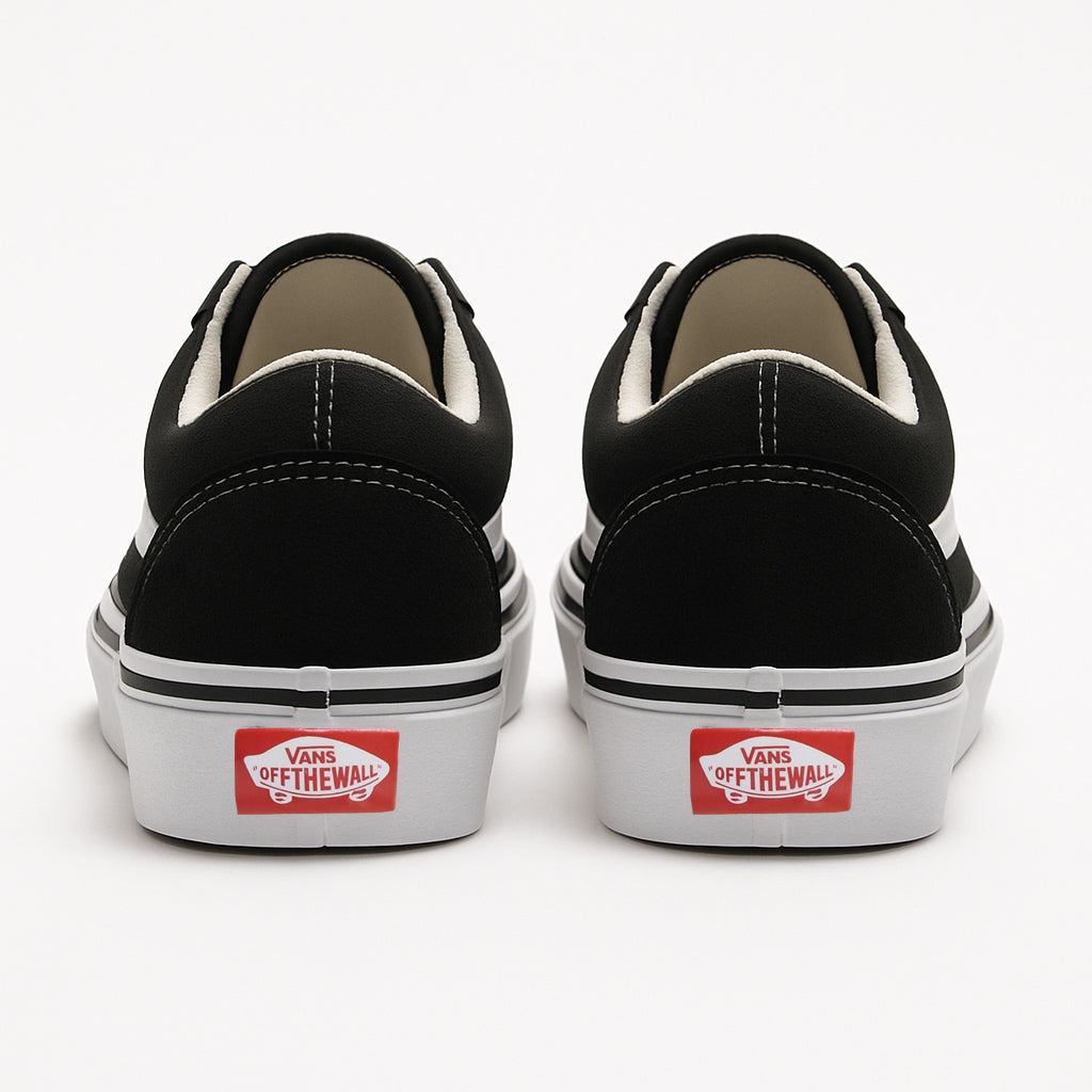 Tênis Old Skool Tradicional Preto com Branco